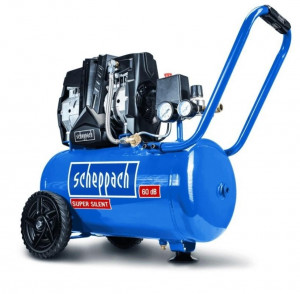 Scheppach hc25si Compressore supersilenziato 24lt bicilindrico 1.1Kw 8bar 60 dB 220v e di Design