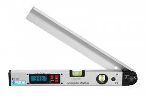 Fervi G008 - Goniometro digitale e livella con 2 fial