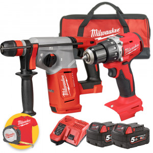 kit milwaukee utensili a batteria 