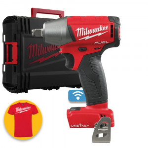 Milwaukee M18 ONEIWF12-0X - Avvitatore ad impulsi a batteria 18V One-key attacco da 1/2" quadro