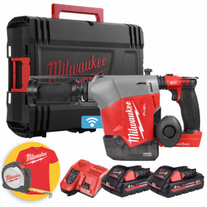 M18 M18 FHAFOH16-302X - Tassellatore a batteria 18V per foratura a soffitto con aspiratore integrato - solo corpo in valigetta 