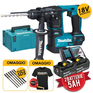 Makita DHR171RTJ - Tassellatore a batteria 18V, in valigetta 