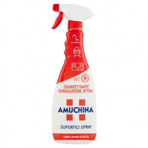 Amuchina Superfici Spay 750 ml - Disinfettante Sgrassatore Attivo