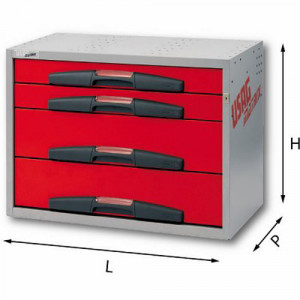 Usag 5000 DE4 - Matrix - Composizione con cassetti medi