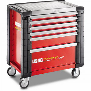 Usag 519 R6/4A2 - Carrello con assortimento AUTO 495 A2 (119 pz)