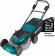 Makita DLM530Z - Rasaerba a batteria a spinta 36V (4 batterie) 53 cm - solo corpo