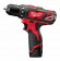 Milwaukee M12 BDD-202C, trapano avvitatore 12V compatto, 2 batterie da 2Ah