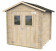 ALCE HOBBY - CASETTA IN LEGNO PORTA DOPPIA FINESTRATA 2 x 2 x 2 M