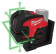 Milwaukee M12 CLL4P-301C - Livella laser con raggio verde a 2 linee con 4 punti piombo