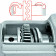 Einhell TH-RH 1600 - Trapano tassellatore 4 funzioni 220V con set 3 scalpelli e valigetta