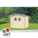 ALCE HOBBY - CASETTA IN LEGNO PORTA DOPPIA FINESTRATA 2,5 x 2 x 2 M