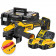 Dewalt DCG409p2 - Smerigliatrice angolare a batteria 18V, brushless in valigetta T-stak CON KIT BATTERIE