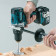 Makita DHP484RTJ - Trapano avvitatore a batteria con percussione, 2 x 5ah in valigetta forare il legno