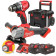 Milwaukee Kit utensili a batteria 18V - Trapano M18 BPD-402C + Smerigliatrice FSAG125X, Trolley Packout