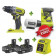 Kit utensili Ryobi 18V ONE+ configurabile | Trapano con percussione + levigatrice a batteria r18ros ryobi