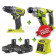 Kit utensili Ryobi 18V ONE+ configurabile | Trapano con percussione + tassellatore r18sds a batteria ryobi