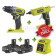 Kit utensili Ryobi 18V ONE+ configurabile | Trapano con percussione + pistola colla a caldo r18glu ryobi