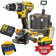 Dewalt kit utensili a batteria 18V - Trapano DCD796 + Smerigliatrice DCG405 - 1 batteria 5Ah