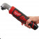 Milwaukee M12 BRAID-0 - Avvitatore ad impulsi angolare a batteria 1/4" esagono, solo corpo