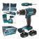 Makita DHP453RFX2 - Trapano avvitatore a batteria con percussione, 2 x 3ah in valigetta e 96 accessori in dettaglio