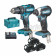 Makita DLX2283JX1 - Kit 2 utensili a batteria 18V, Trapano DHP485 + Avvitatore a impulsi DTD153, 3 batterie da 3Ah