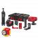 Milwaukee M12 3PLKIT-401P - Kit laser verde a 3 linee 360° con accessori 