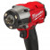 Milwaukee M18 FMTIW2F12-502X - Avvitatore ad impulsi a batteria 18V Fuel, attacco da 1/2" F utilizzo in altezza VISTA LED