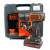 Black & Decker BDCDC18K - Trapano Avvitatore a batteria 18V 1,5 ah valigia e trapano