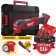 Milwaukee M18 FMT-502X - Utensile multifunzione a batteria Fuel, 2 batterie 5Ah in valigetta cambio lama