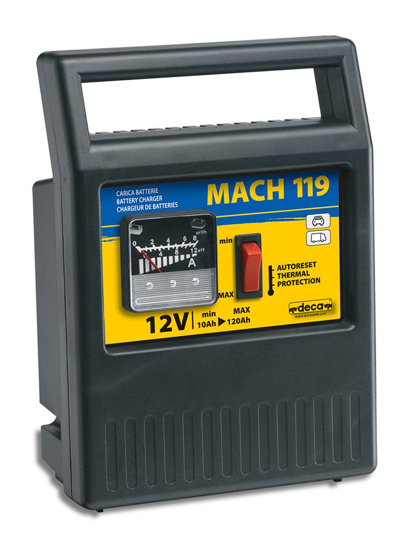 Caricabatterie elettromeccanico 12V Deca MACH 119 (carica 9 A)