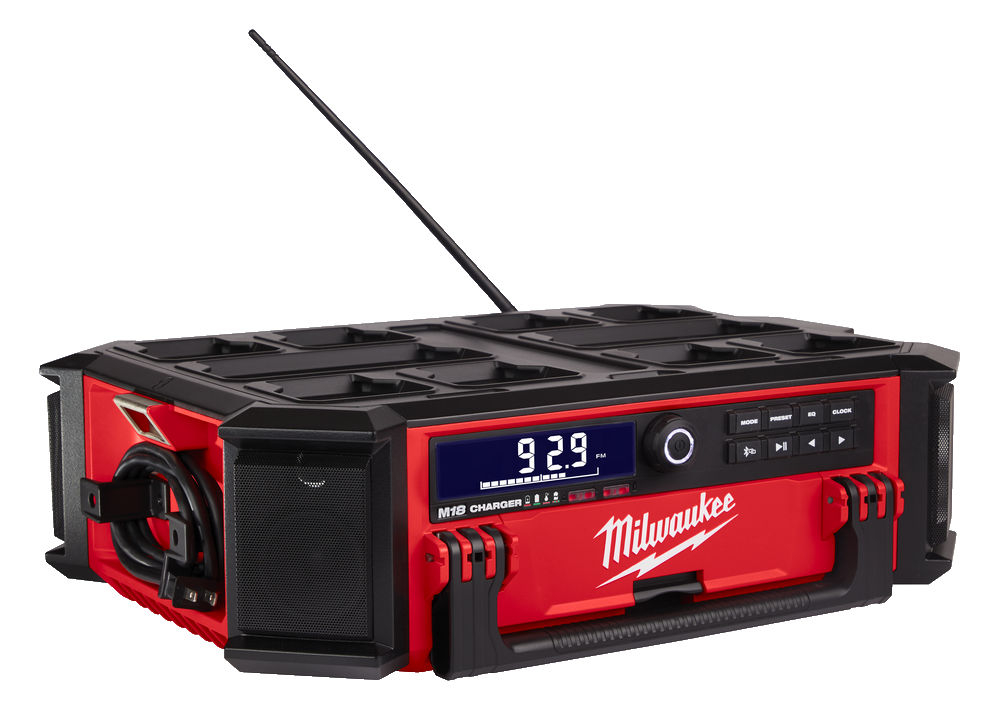 radio milwaukee m18 a batteria milwaukee da cantiere