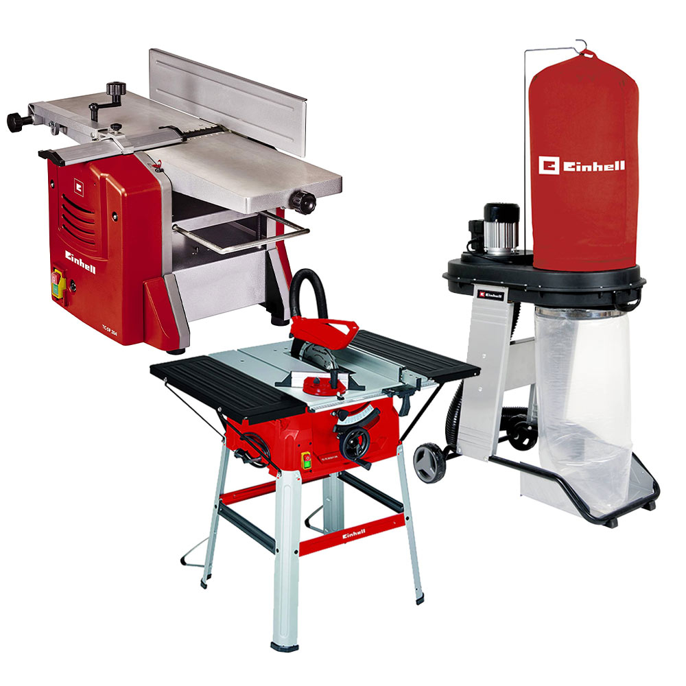 kit promo offerta einhell macchine lavorazione legno hobby