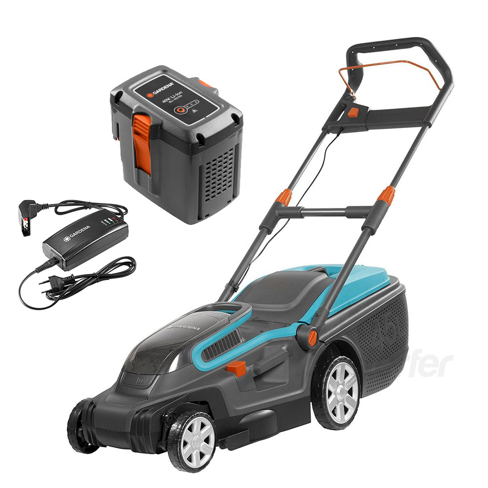 tagliaerba a batteria gardena powermax 40-37