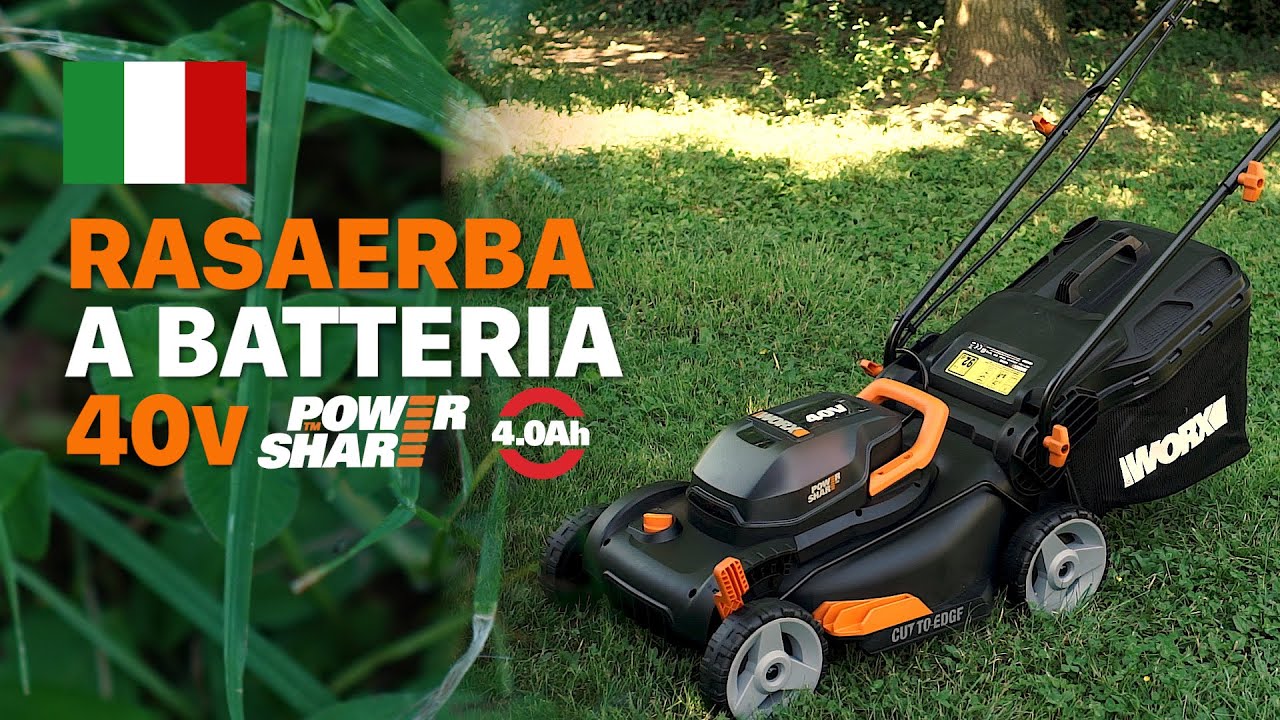 WORX WG743 Rasaerba a batteria 40V